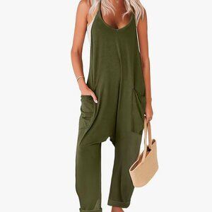 EKOUAER JUMPSUIT ROMPER SMALL ARMY GREEN